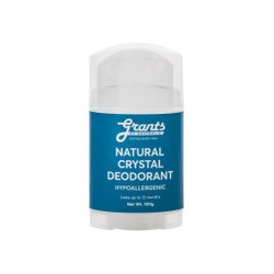 GRANTS NATURAL CRYSTAL DEODORANT 100G