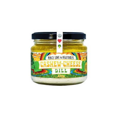 PEACE LOVE & VEGETABLES DILL CASHEW CHEESE 280G