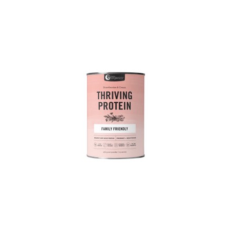 NUTRA ORGANICS THRIVING PROTEIN STRAWBERRIES AND CREAM FAMILY FRIENDLY 450G