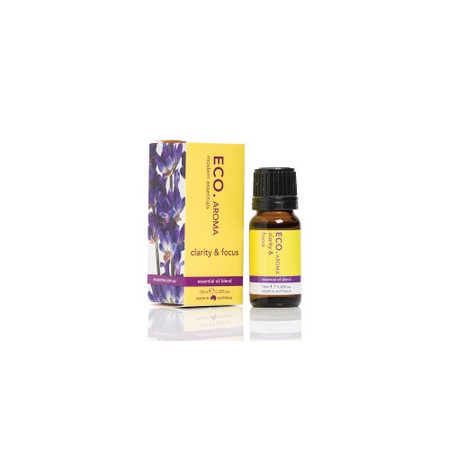 ECO AROMA CLARITY AND FOCUS ESSENTIAL OIL BLEND 10ML