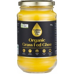 GOLDEN GHEE CO ORGANIC GRASS FED GHEE 325G