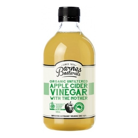BARNES NATURALS APPLE CIDER VINEGAR WITH THE MOTHER 500ML