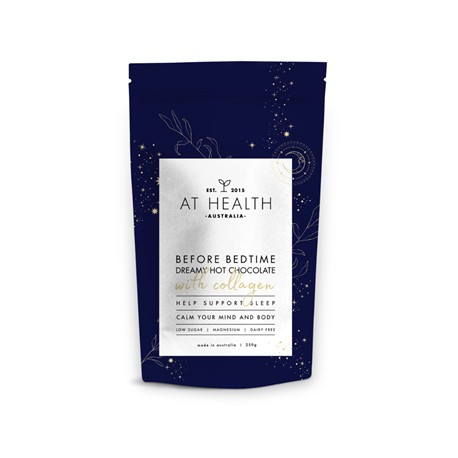AT HEALTH BEFORE BEDTIME DREAMY HOT CHOCOLATE WITH COLLAGEN 250G