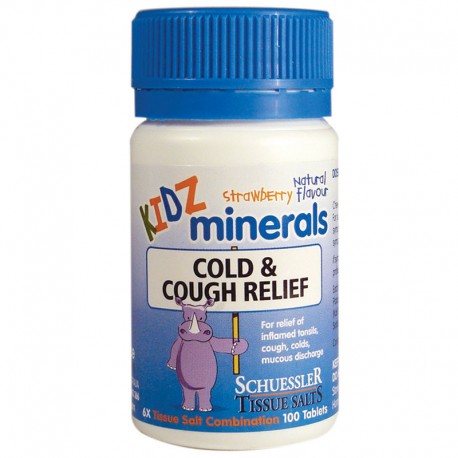 KIDZ MINERALS COLD & COUGH RELIEF 100 TABS