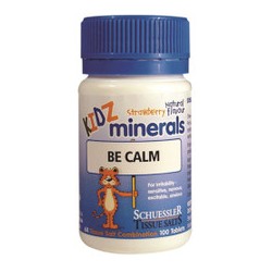 SCHUESSLER TISSUE SALTS KIDZ MINERALS BE CALM 100 TABLETS