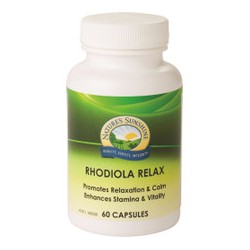 NATURES SUNSHINE RHODIOLA RELAX 60 CAPSULES