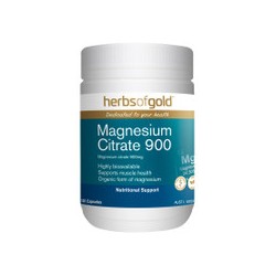 HERBS OF GOLD MAGNESIUM CITRATE 900 120 CAPSULES