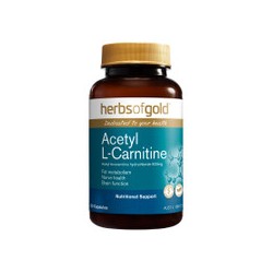HERBS OF GOLD ACETYL L-CARNITINE 60 CAPSULES