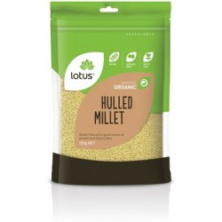 LOTUS ORGANIC HULLED MILLET AUSTRALIAN 500G