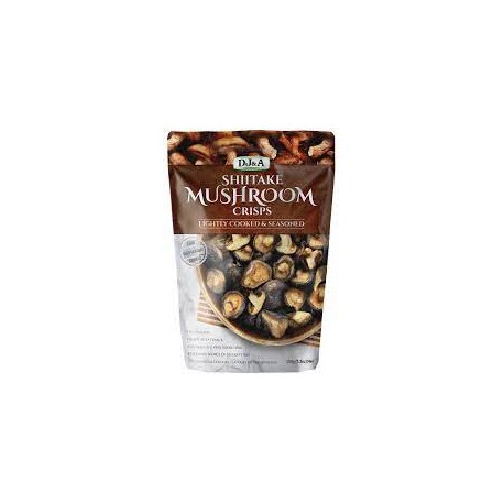 DJA SHIITAKE MUSHROOM CRISPS LIGHTLY COOKED AND SEASONED 150G