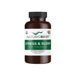 NATUROBEST STRESS AND SLEEP PM FORMULA 60 HARD CAPSULES