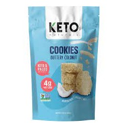 KETO NATURALS COOKIES BUTTERY COCONUT 64G