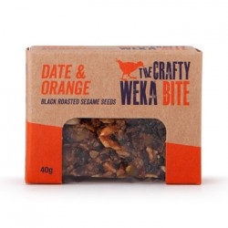 THE CRAFTY WEKA DATE & ORANGE BITE 40G