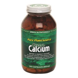 GREEN NUTRITIONALS GREEN CALCIUM 240 VEGAN CAPSULES