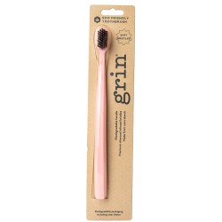 GRIN PINK TOOTHBRUSH MEDIUM