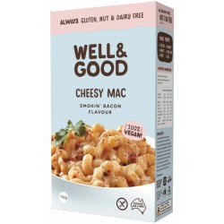 WELL AND GOOD CHEESY MAC SMOKIN BACON FLAVOUR 110G