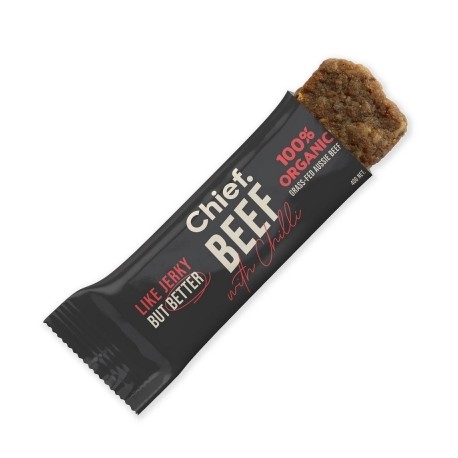 CHIEF ORGANIC BILTONG BAR WITH CHILLI 40G