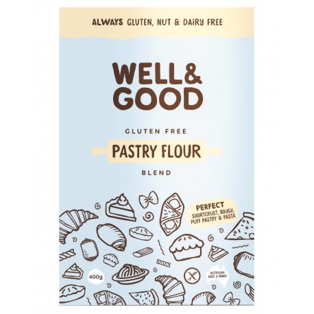 WELL AND GOOD GLUTEN FREE PASTRY FLOUR 400G