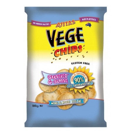 VEGE CHIPS SWEET AND SOUR 100G
