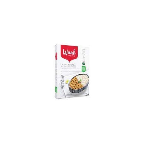 WAAH ORGANIC CHANA MASALA WITH BASMATI RICE 375G