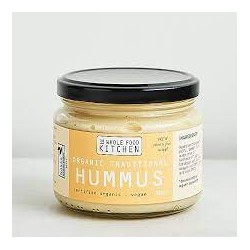 THE WHOLE FOOD KITCHEN ORGANIC HOMMUS DIP GLASS JAR 320G