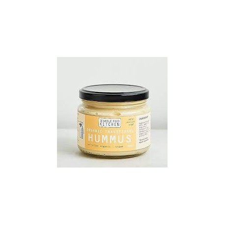 THE WHOLE FOOD KITCHEN ORGANIC HOMMUS DIP GLASS JAR 320G