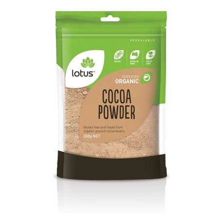 LOTUS ORGANIC COCOA POWDER 200G