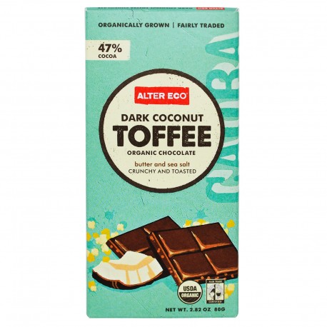 ALTER ECO COCONUT TOFFEE CHOCOLATE 80G