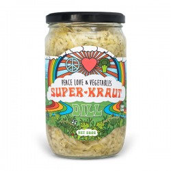 PEACE LOVE & VEGGIES DILL SAUERKRAUT 580G