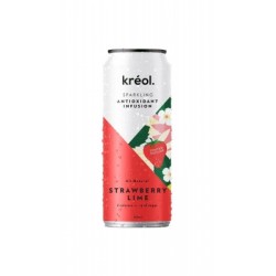 KREOL SPARKLING ANTIOXIDANT STRAWBERRY LIME 330ML