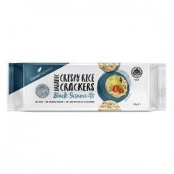 CERES ORGANICS RICE CRACKERS BLACK SESAME 100G