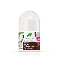 DR ORGANIC VIRGIN COCONUT OIL DEODORANT ROLL ON 50ML