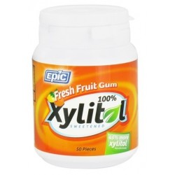 EPIC XYLITOL GUM FRESH FRUIT 50 PIECES