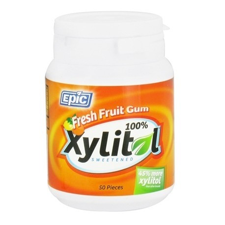 EPIC XYLITOL GUM FRESH FRUIT 50 PIECES