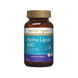 HERBS OF GOLD ALPHA LIPOIC ACID 300 120 CAPSULES