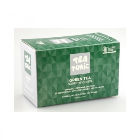 TEA TONIC ORGANIC GREEN TEA 20 BAGS