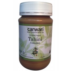 CARWARI ORGANIC TAHINI UNHULLED 375G