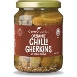 CERES ORGANIC CHILLI GHERKING 670G