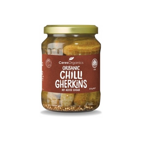 CERES ORGANIC CHILLI GHERKING 670G