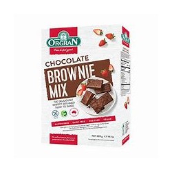 ORGRAN GLUTEN FREE CHOCOLATE BROWNIE MIX 400G