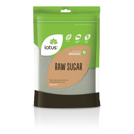 LOTUS ORGANIC RAW SUGAR 500G