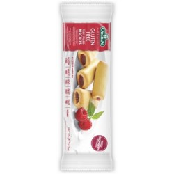 ORGRAN FRUIT FILLED BISCUITS RASPBERRY FLAVOURED 175G