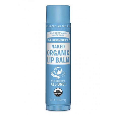 DR. BRONNER'S NAKED ORGANIC LIP BALM 4G