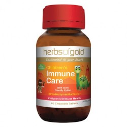 HERBS OF GOLD CHILDRENS IMMUNE CARE 60 CHEWABLE TABLETS