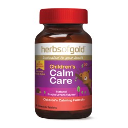 HERBS OF GOLD CHILDRENS CALM CARE 60 CHEWABLE TABLETS