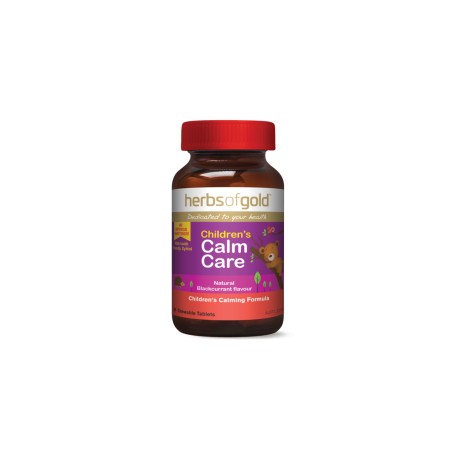 HERBS OF GOLD CHILDRENS CALM CARE 60 CHEWABLE TABLETS