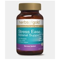 HERBS OF GOLD STRESS EASE ADRENAL SUPPORT 60 TABLETS