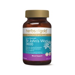 HERBS OF GOLD ST JOHNS WORT 3600 60 TABLETS