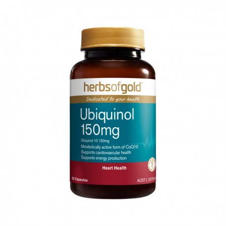 HERBS OF GOLD UBIQUINOL 150MG 30 CAPSULES