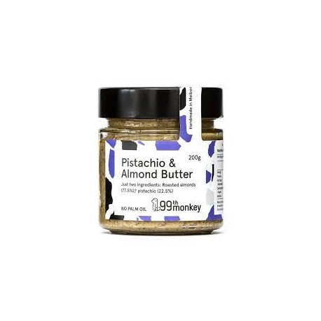 99TH MONKEY PISTACHIO ALMOND BUTTER 200G